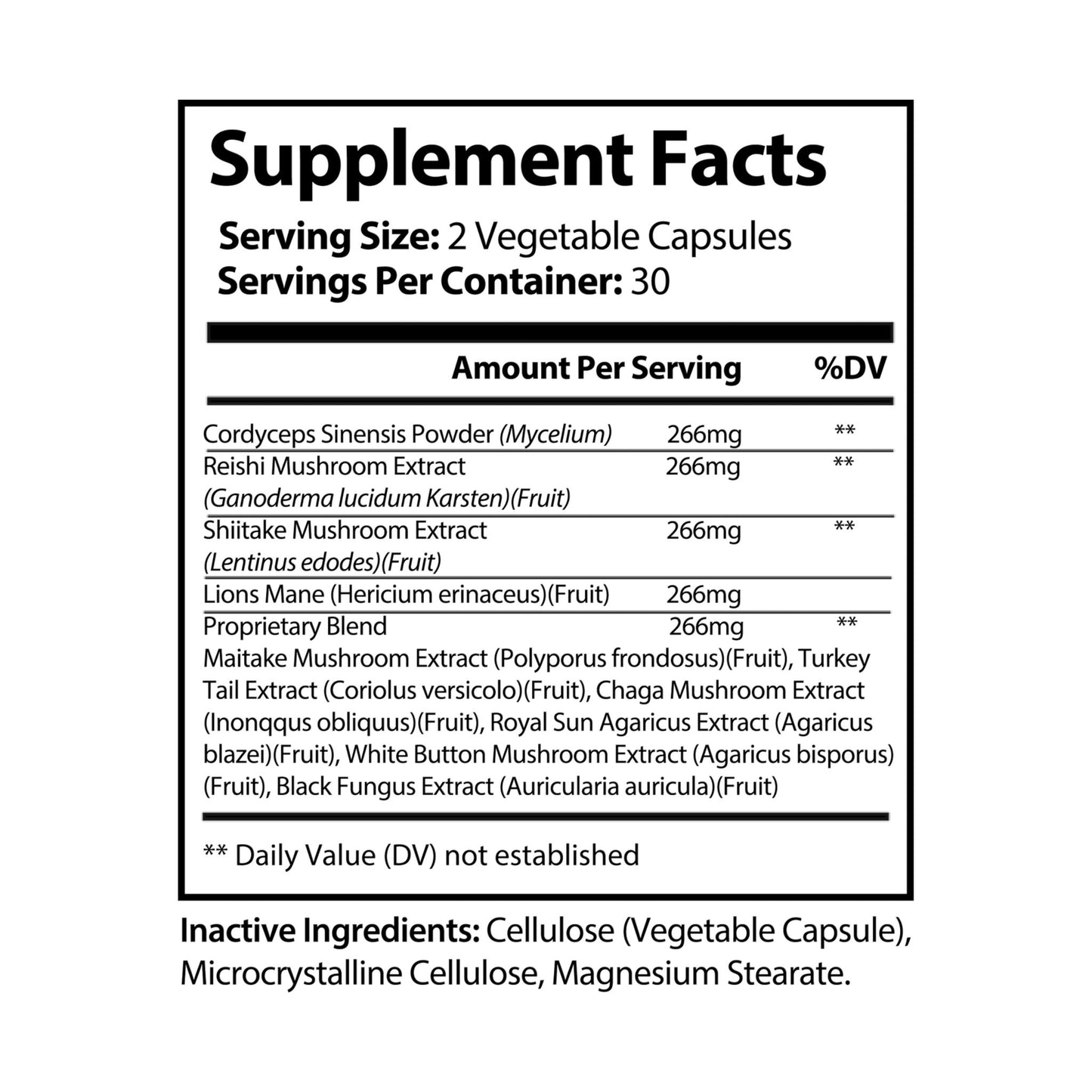 Adaptogen Mushroom Formula