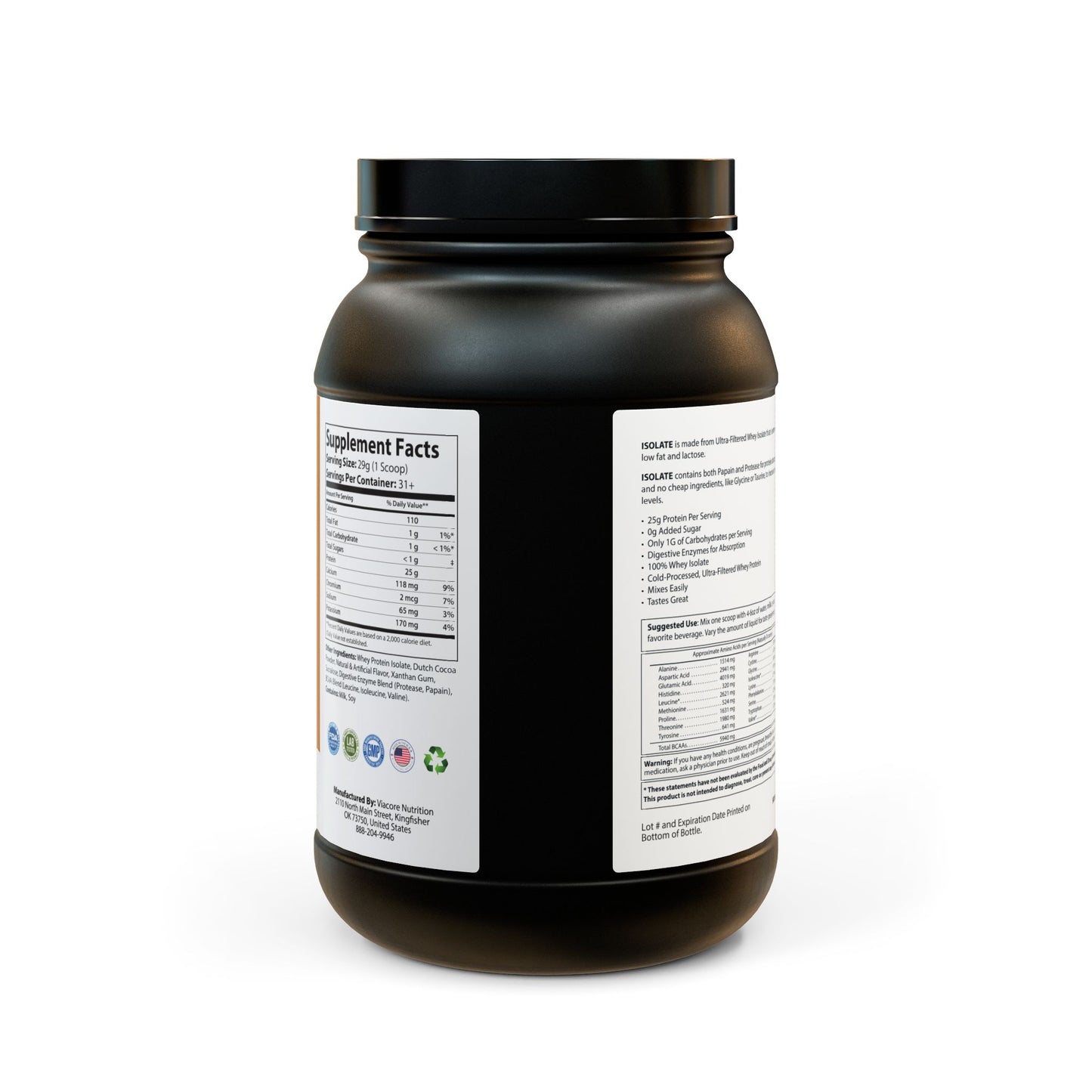 Whey Isolate Protein Chocolate