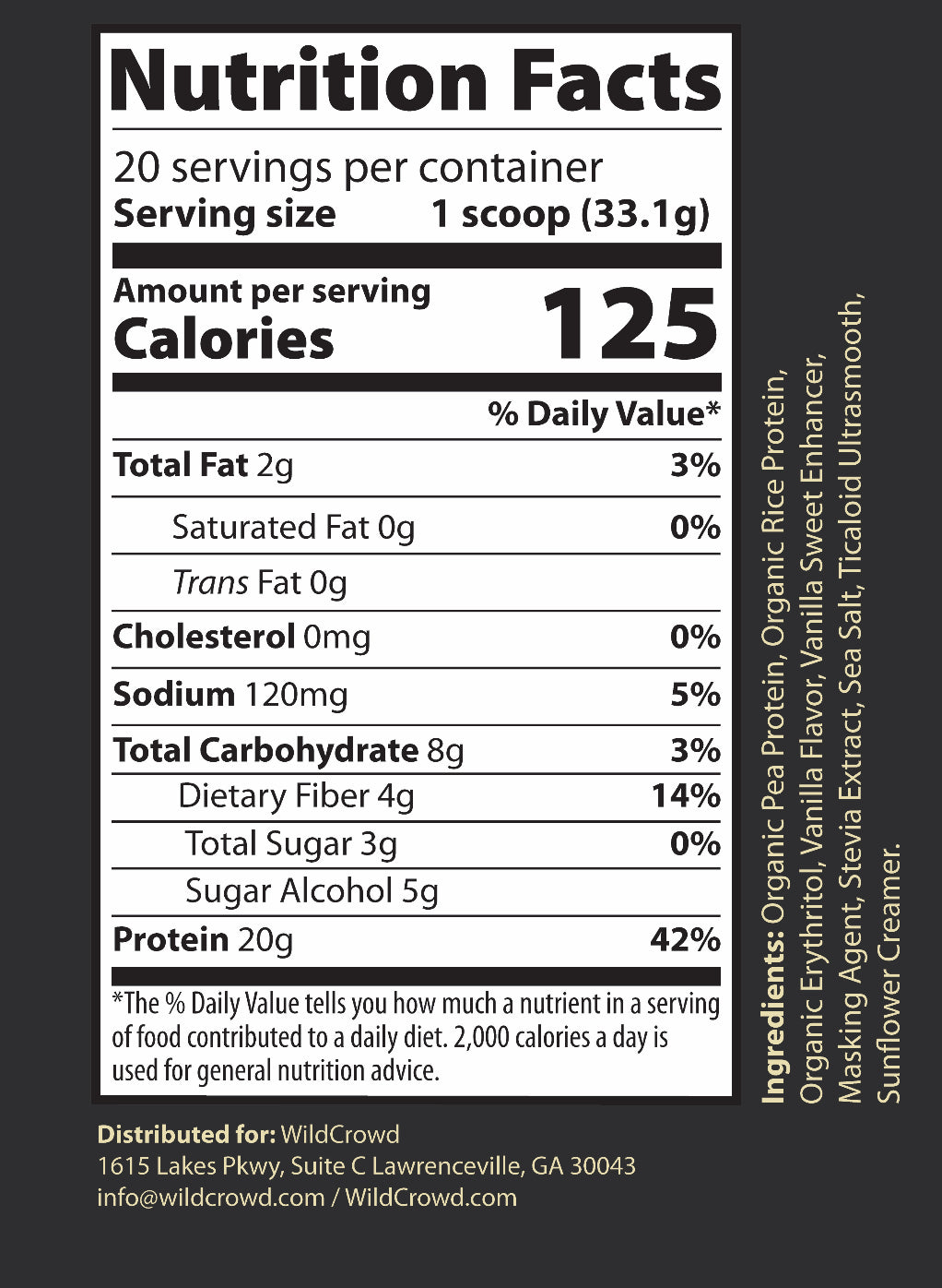 Pure Vegan Protein Vanilla