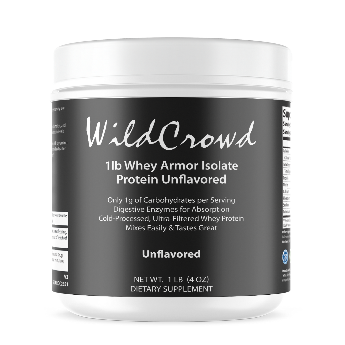1lb Whey Armor Isolate Unflavored