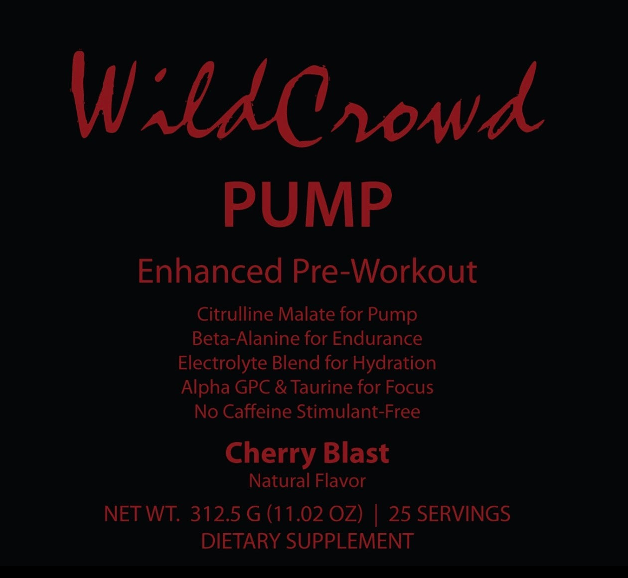 Pre-Workout Cherry Blast | WildCrowd