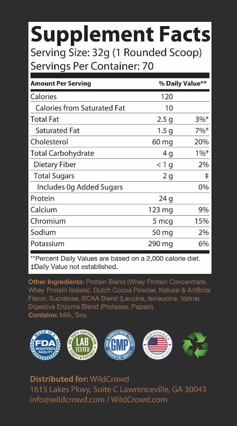 5lb Whey Protein Chocolate