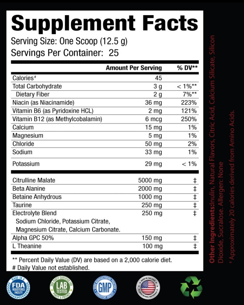 Pre-Workout Cherry Blast | WildCrowd