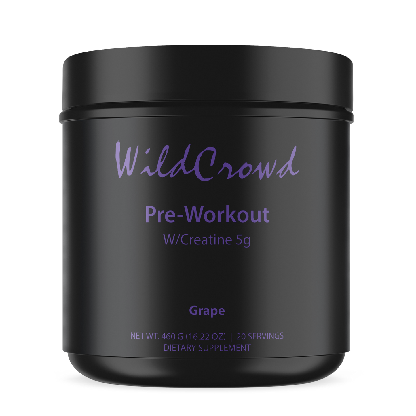 WildCrowd Pre-Workout W/Creatine bottle