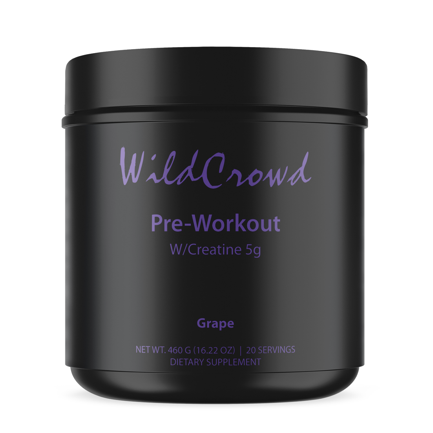 WildCrowd Pre-Workout W/Creatine bottle